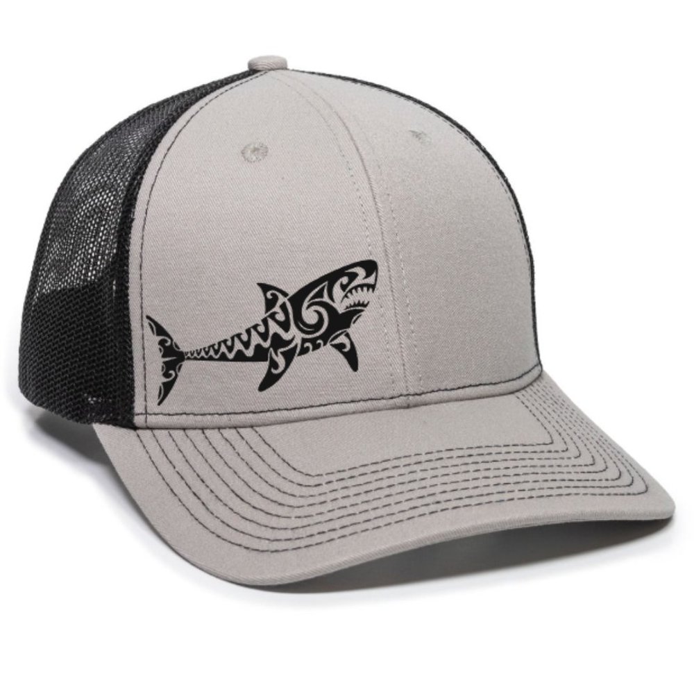 Tribal Sea Life SHARK Marine Tribal Unisex Premium Snapback Hat